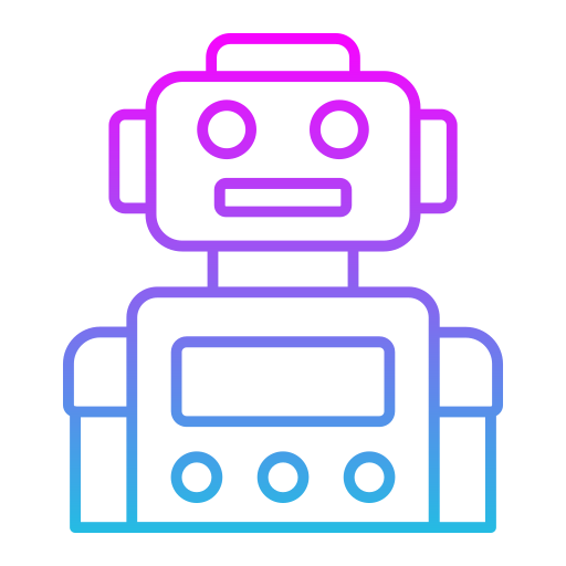 Robot Generic Gradient icon