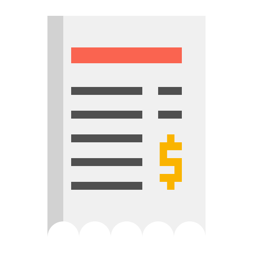 Bill free icon