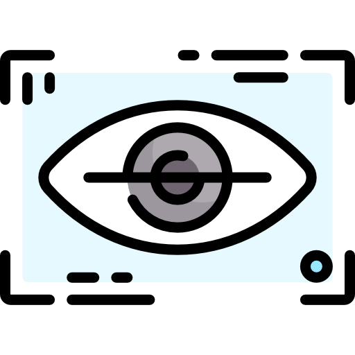 escáner de ojos icono gratis