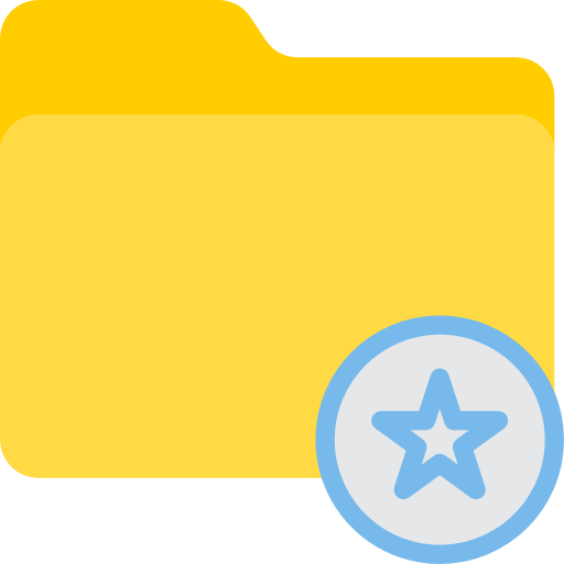 Folder srip Flat icon