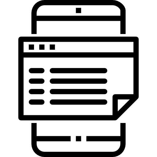 téléphone intelligent Icône gratuit