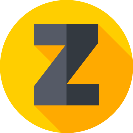 Z Flat Circular Flat icon