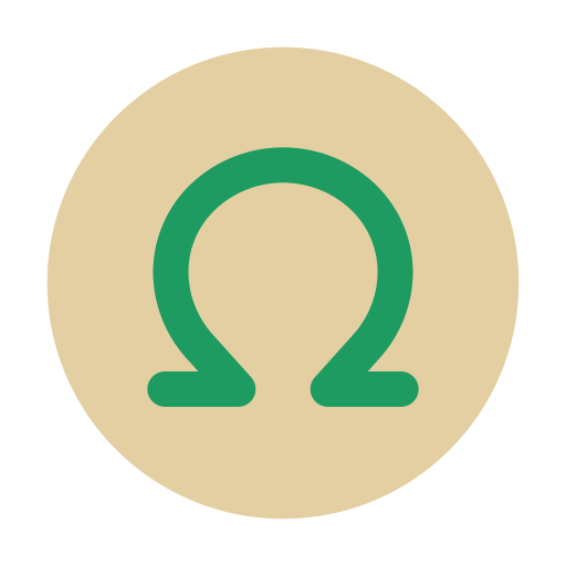 Omega Generic Flat icon