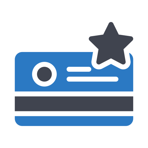 Loyalty card free icon