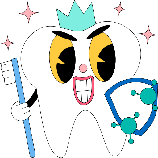 cuidado dental gratis sticker