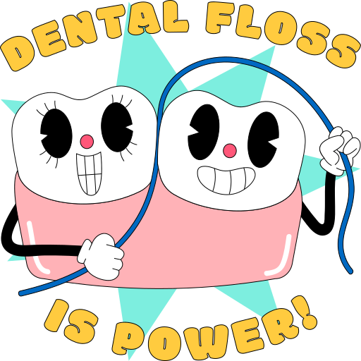 cuidado dental gratis sticker