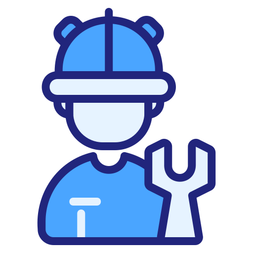 Builder Generic Blue Icon