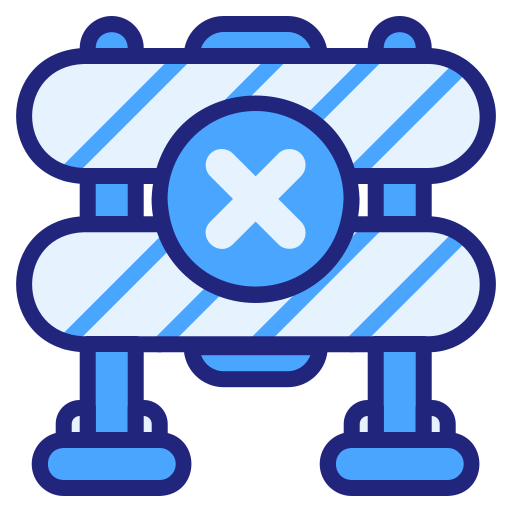 Road Barrier free icon