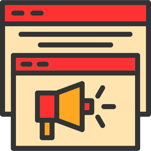 campaña icono gratis