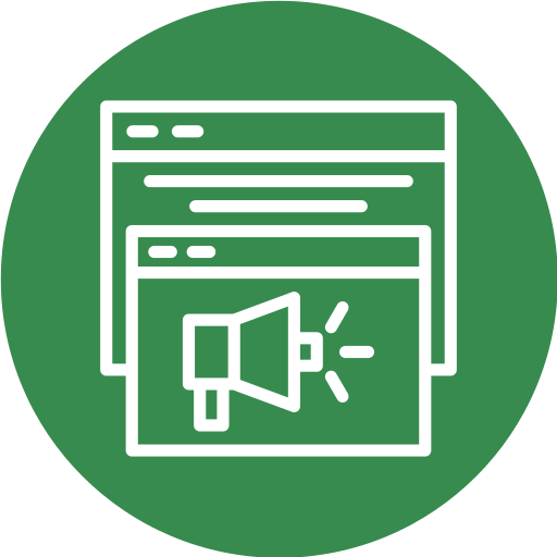 campaña icono gratis