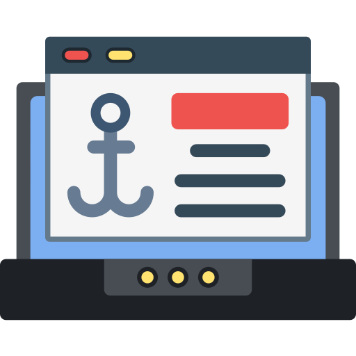 Anchor Generic Outline Color icon