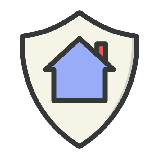 seguro de hogar icono gratis