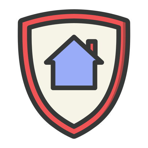 seguro de hogar icono gratis
