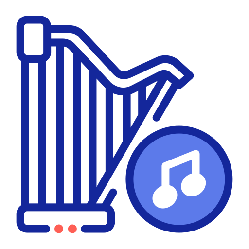 Harp - Free music icons