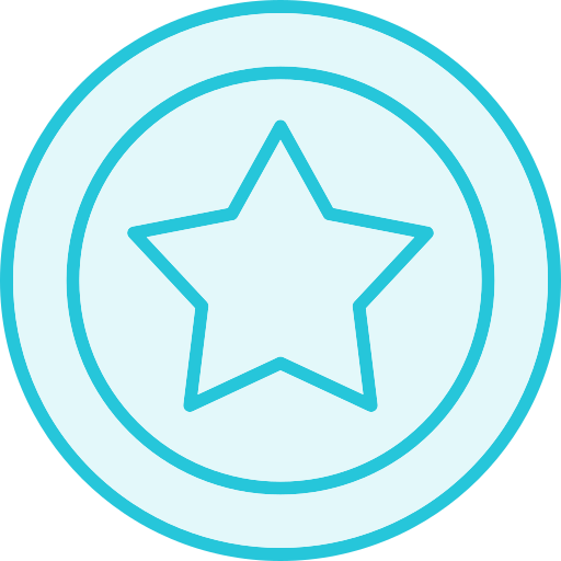 Coin Generic Blue icon