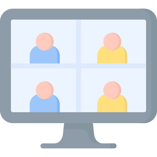 Online meeting Generic Flat icon