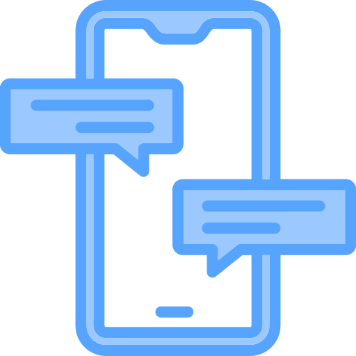 Chat Generic Blue icon