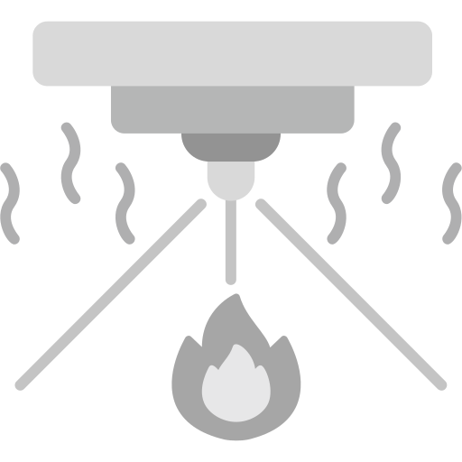 Sensor de fuego icono gratis