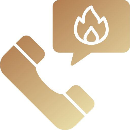 llamada de socorro icono gratis