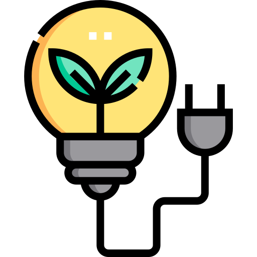 Bioenergy Detailed Straight Lineal color icon