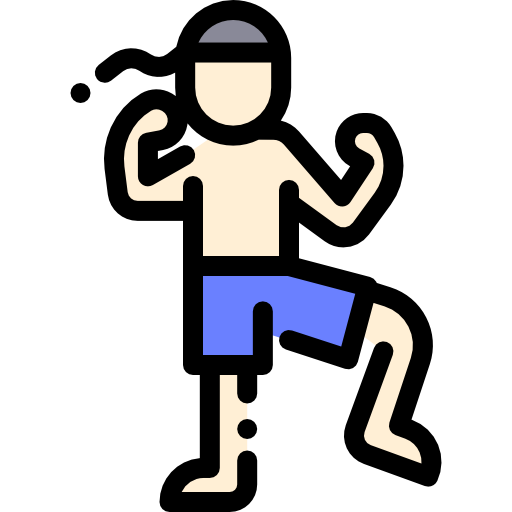 muay thai icono gratis