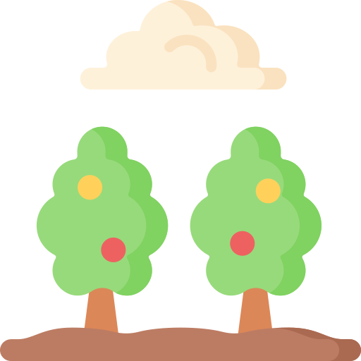 Árbol de frutas icono gratis