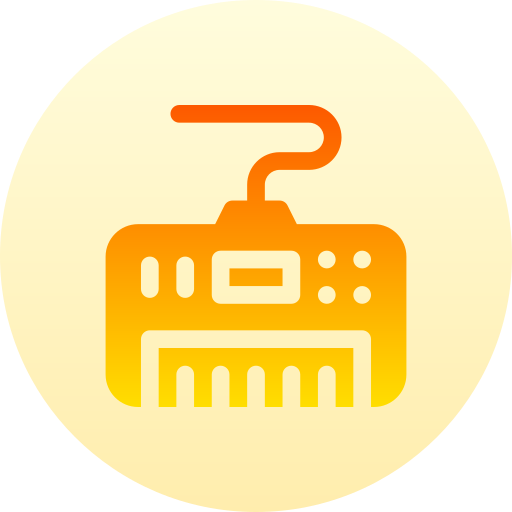 piano electrico icono gratis