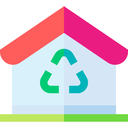 casa ecológica icono gratis