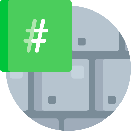 Hashtag free icon Hashtag free icon
