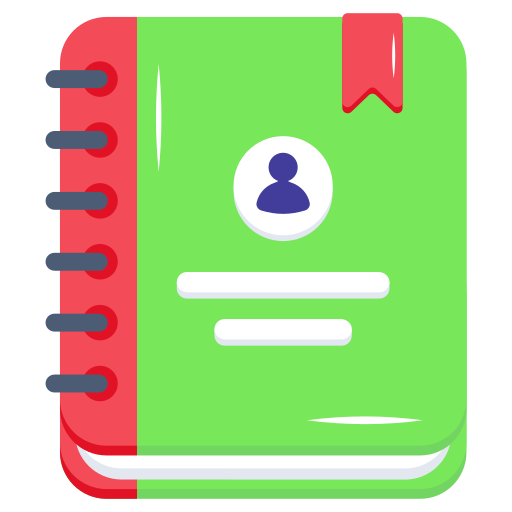 livro de contato grátis ícone livro de contato grátis ícone