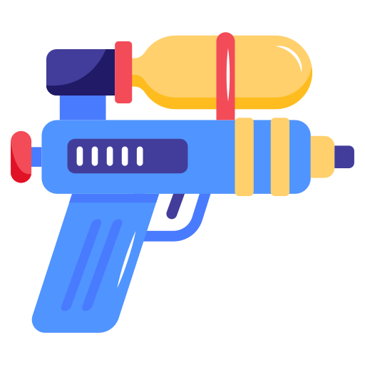 pistola de agua icono gratis