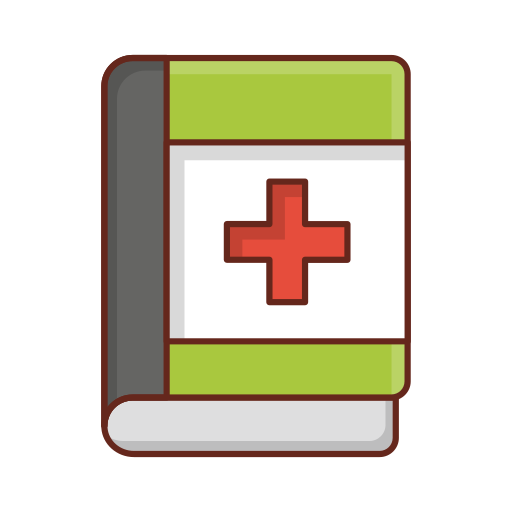 libro médico icono gratis