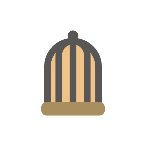cage à oiseaux Icône gratuit