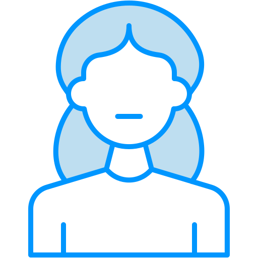 Woman Generic Blue icon