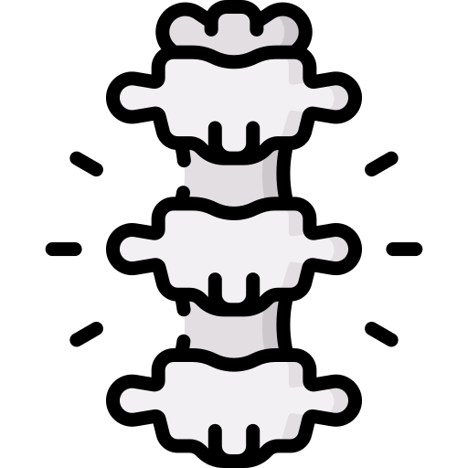 columna vertebral icono gratis