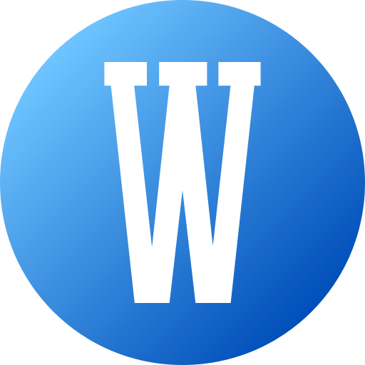 Letter W Generic Flat Gradient icon