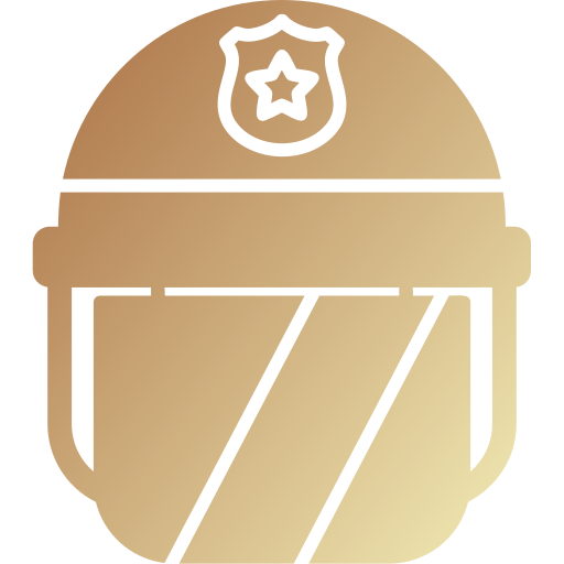 casco de policia icono gratis