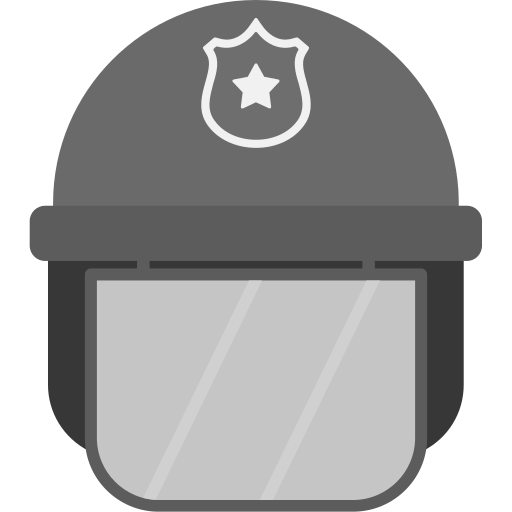 casco de policia icono gratis