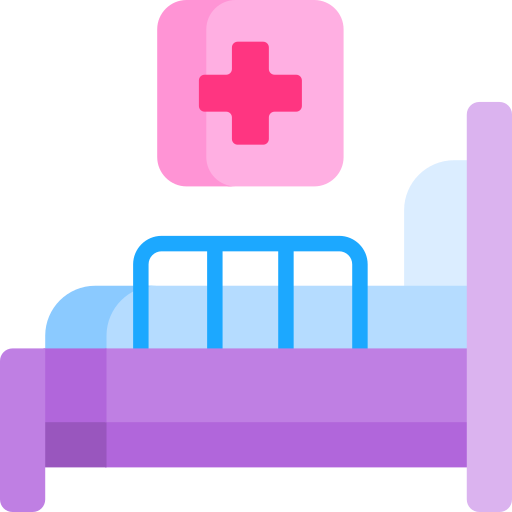lit d'hôpital Icône gratuit
