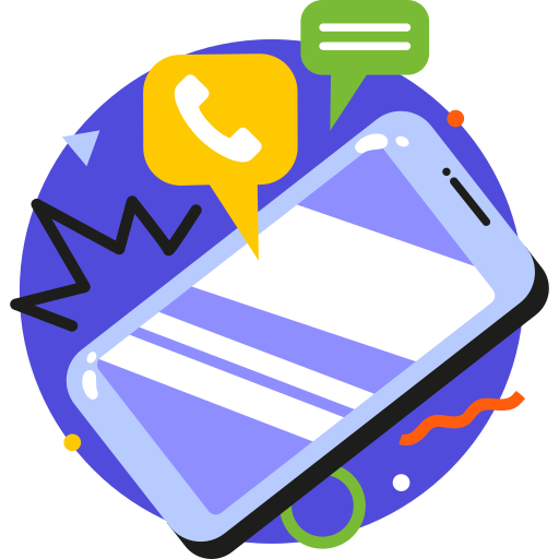 Смартфон бесплатно стикер