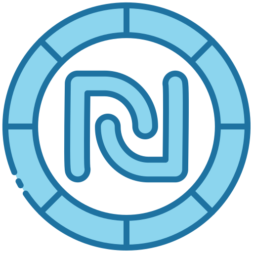 Shekel Generic Blue icon