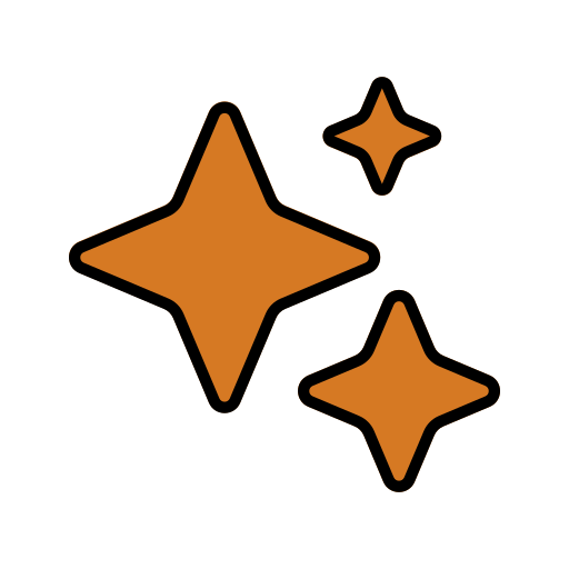 Sparkle Generic Outline Color icon