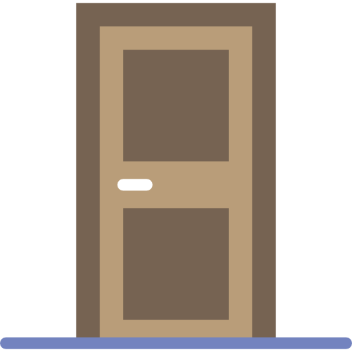 Door prettycons Flat icon