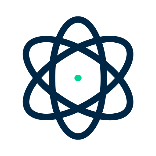 Atom Generic Outline Color icon