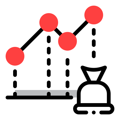 economía icono gratis