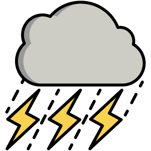 Thunderstorm - Free weather icons