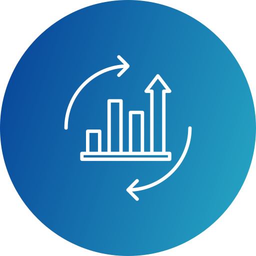 gráfico de barras icono gratis