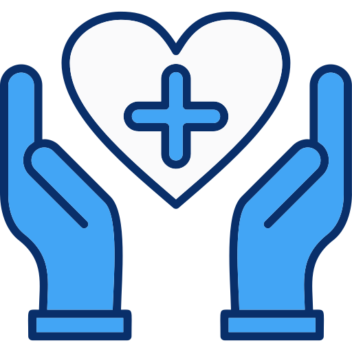 Life insurance Generic Blue icon