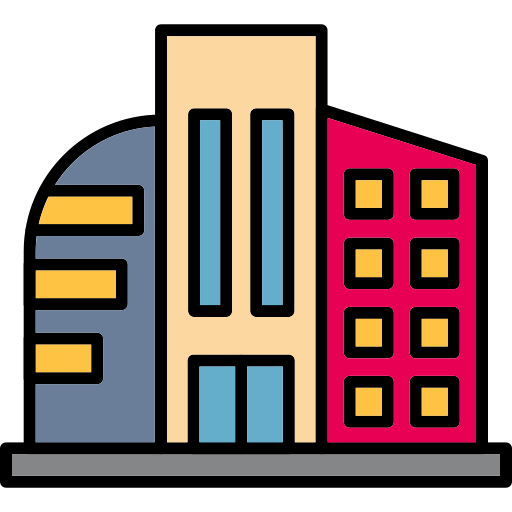 Apartment Generic Outline Color icon