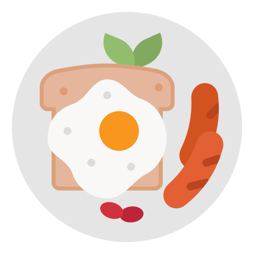 Breakfast Generic Flat icon